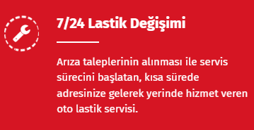 7/24 Lastik Değişimi